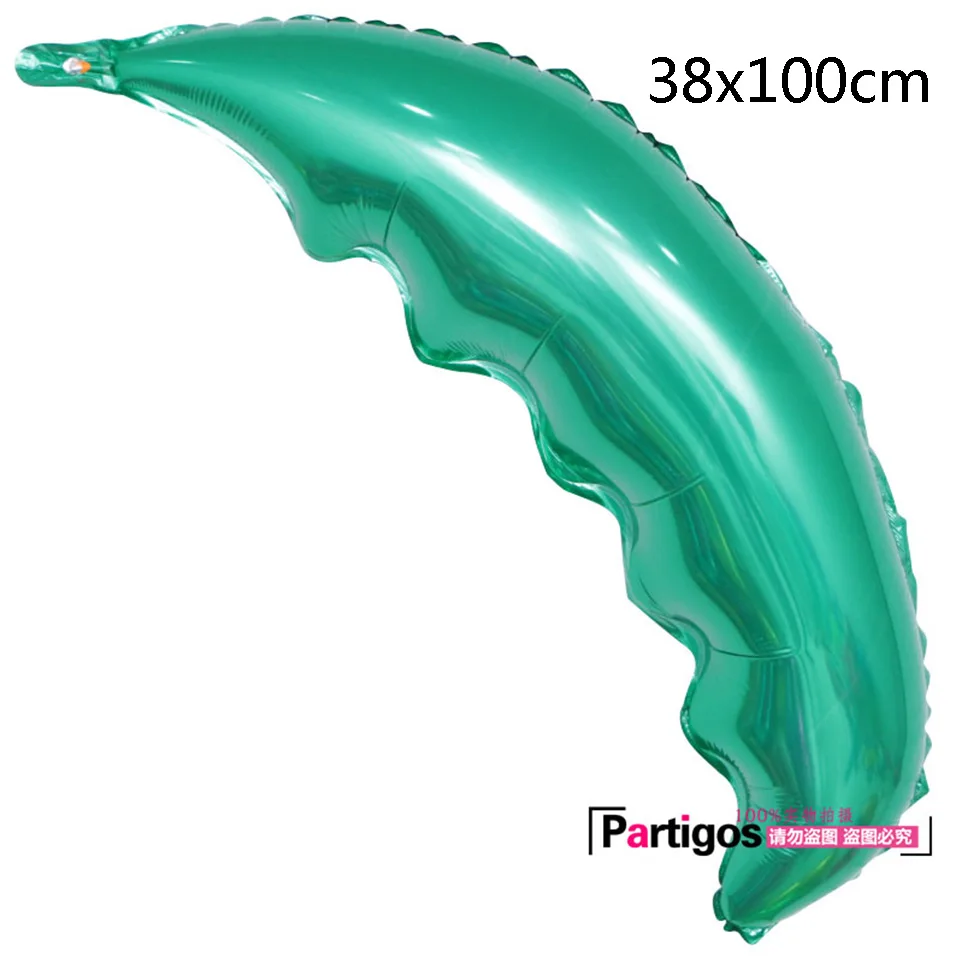 2pcs dark green 15 шт./партия Гавайские летние праздничные Декоративные искусственные тропические Пальмовые Листья зеленый латекс конфетти воздушные шары для лета Декор ко дню рождения - Цвет: 2pcs dark green