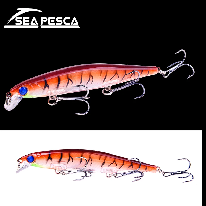 SEAPESCA рыболовная приманка в виде гольяна 13 5 г/110 мм глубина 0 1 м 15 цветов