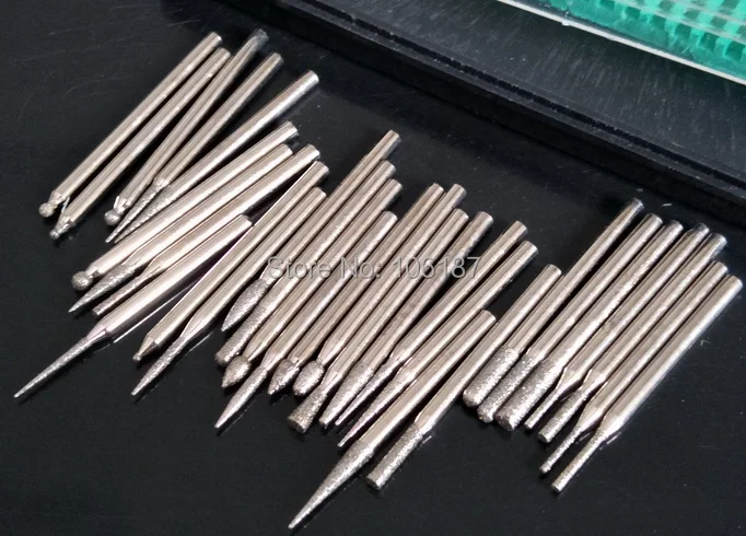 30 шт. сверла для ногтей машинка маникюра Сверла алмазного цвета|manicure machine|drill bit