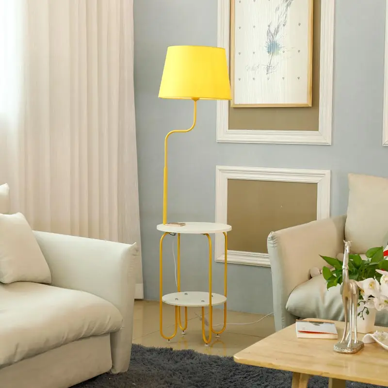 Современные Напольные лампы Macaron для гостиной спальни лофта стоячие