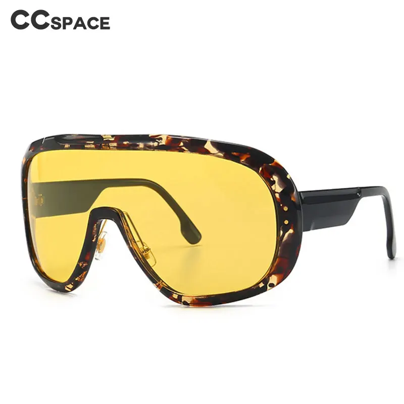 Большие очки с одним объективом мужские и женские модные солнцезащитные UV400