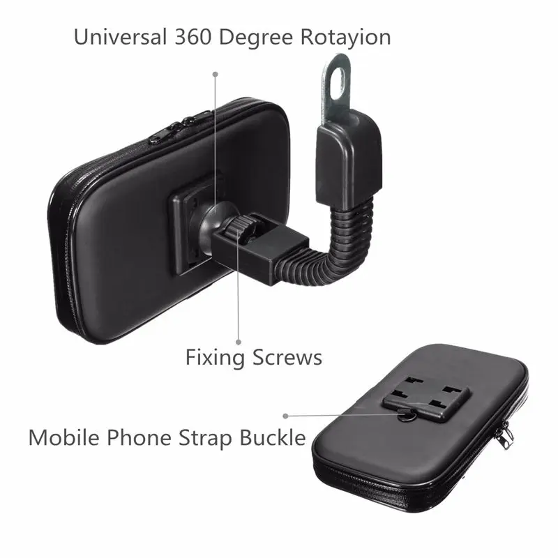 TOTTIDAY Motorcycles Mobile Phone Holder Stand Anti-Rain Waterproof Cover Shockproof Case GPS Smartphones Bag | Мобильные телефоны