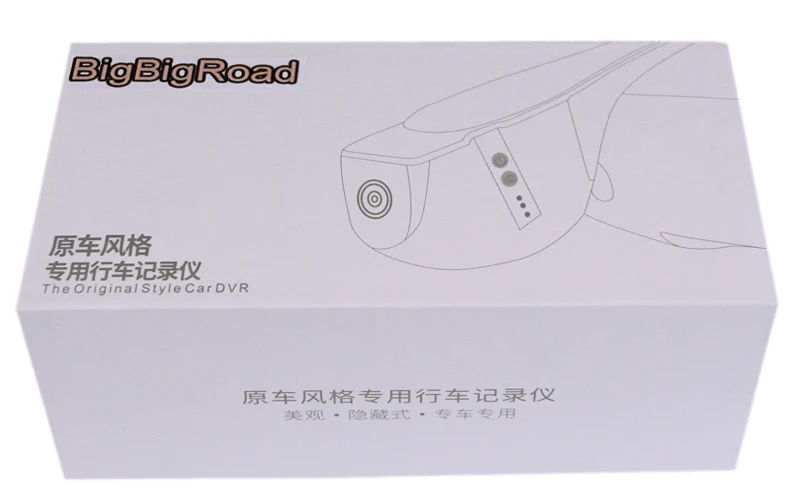 BigBigRoad Автомобильный видеорегистратор Wifi DVR для Toyota Fortuner Aygo Tacoma Highlander Prado Zelas Wish Urban Cruiser RAV4