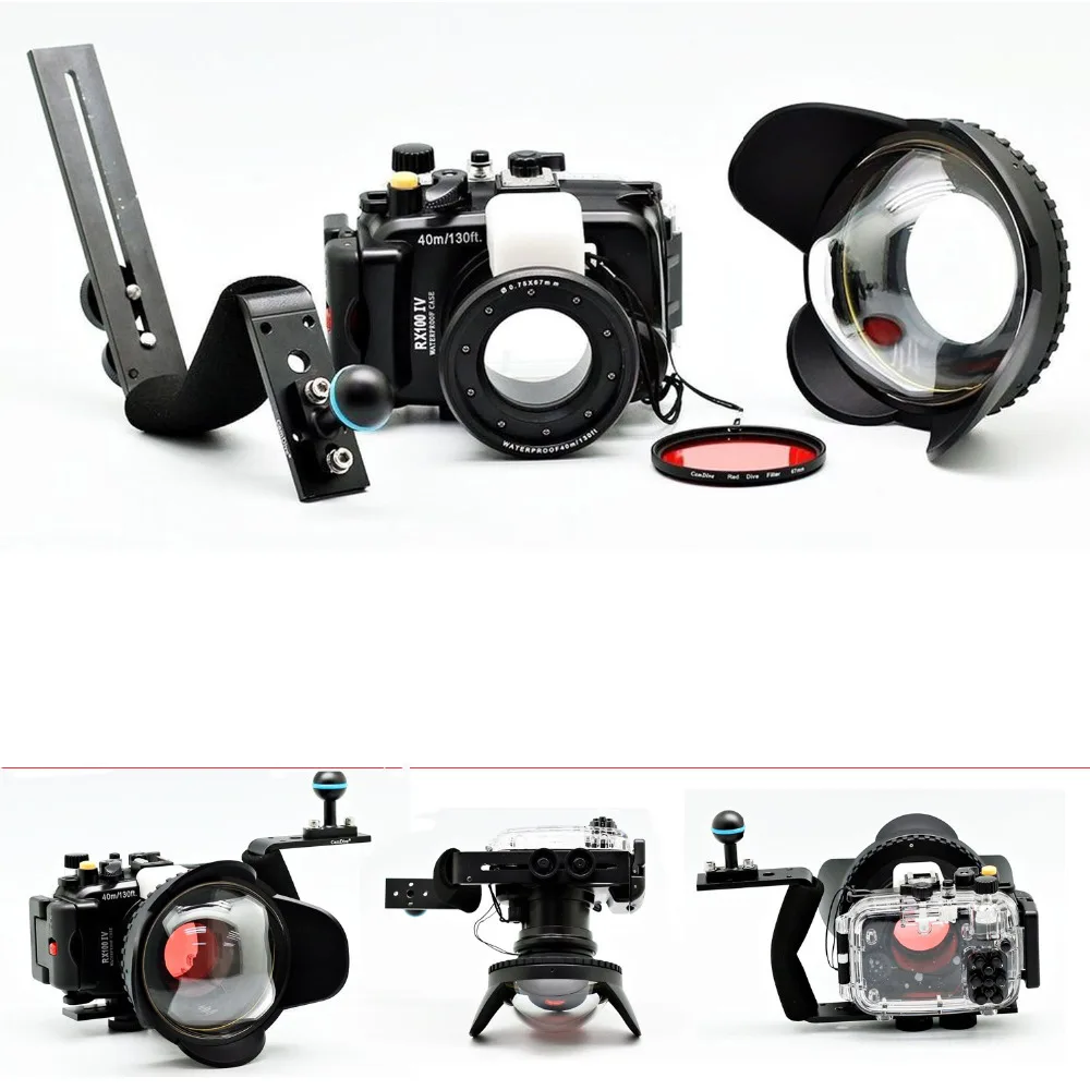 Чехол Meikon для подводной камеры на 40 м/130 футов Sony RX100 IV/RX100 M4 водонепроницаемый