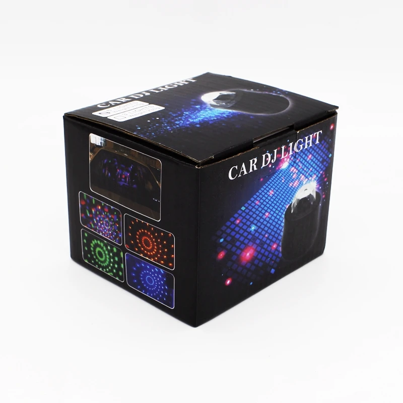 Светодиодная Автомобильная музыкальная лампа yituкар источник света для диджея RGB