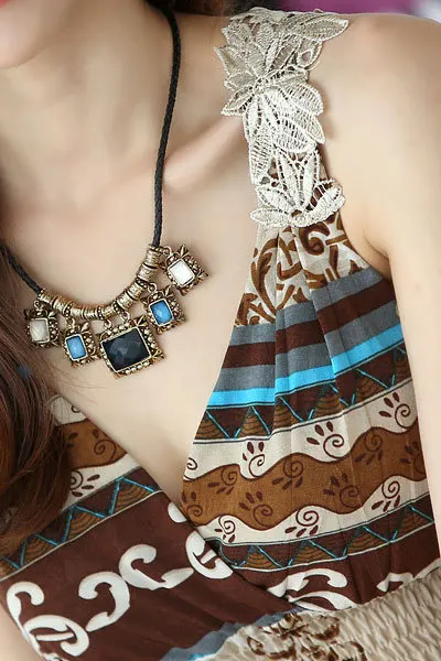 Женское повседневное длинное платье-туника летнее пляжное платье-макси в