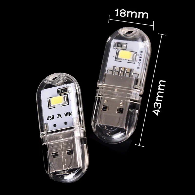 Мини USB ночник светодиодные лампы для книг кемпинга зарядное устройство лампа