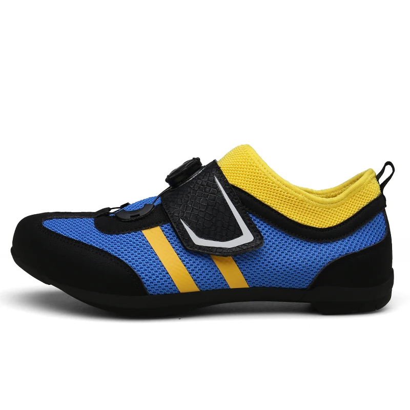 CUNGEL Men Road Bike Bicycle Shoes Anti-slip Breathable Cycling Shoes Triathlon Athletic Sport Shoes Zapatos Bicicleta