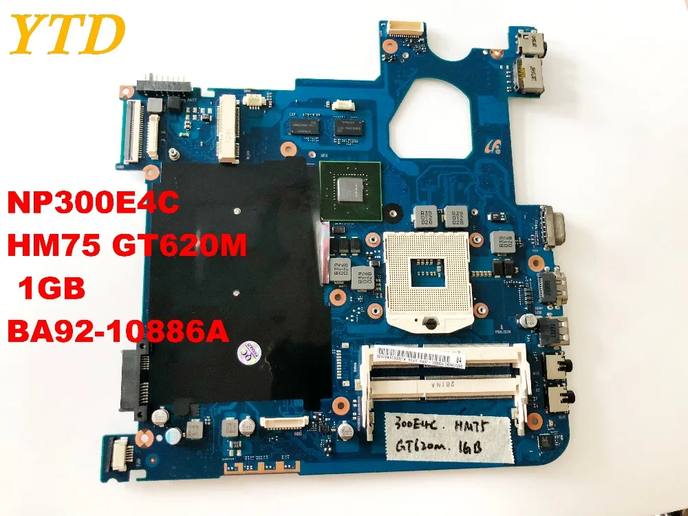 

Original for SAMSUNG NP300E4C laptop motherboard NP300E4C HM75 GT620M 1GB BA92-10886A tested good free shipping