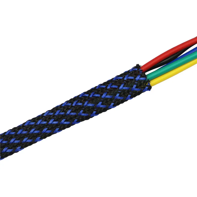 100ft-30m 4 6 8 10 12 14 16 мм плетеная ПЭТ расширяемая оплетка высокой плотности Плетеный кабель рукава ткань кабель DIY