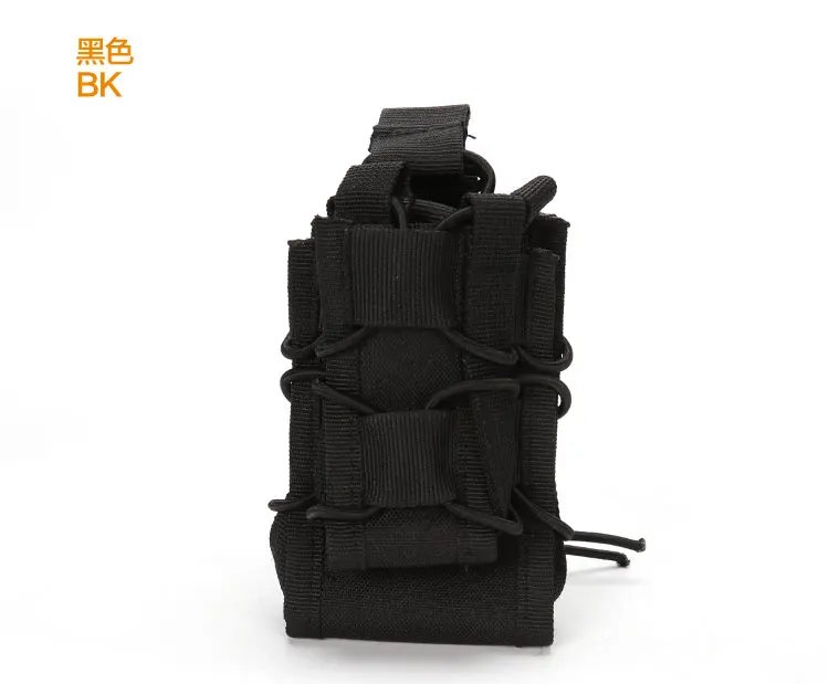 Black EMERSON тактическая Модульная винтовка пистолет подсумок MOLLE военный воздушный мягкий патрон Карманный чехол для переноски Охотничьи аксессуары - Цвет: Black
