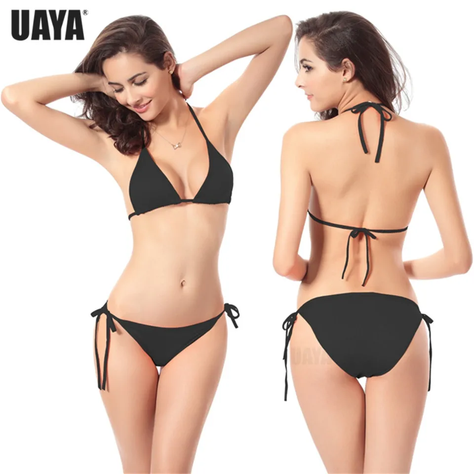 UAYA 2019 новый летний женский сплошной бикини набор пуш-ап бюстгальтер без