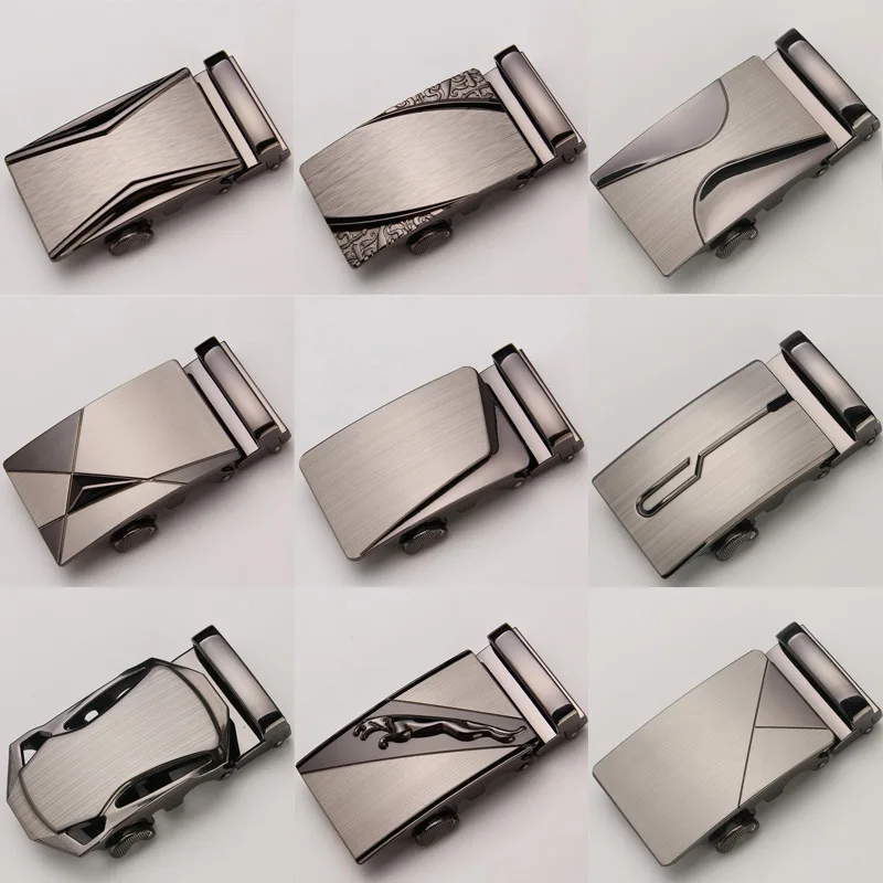

KWD 2019 Luxury Brand Designer Belts Laser Metal Automatic Buckle for 3.5cm Width Leather Belt Buckle Wholesale No Leather Kemer