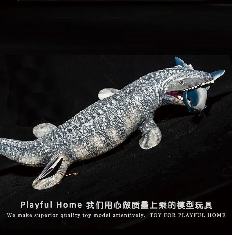 Jurassic большой Mosasaurus динозавр мягкие ПВХ фигурки Модель Коллекция животных Динозавр игрушки для детей