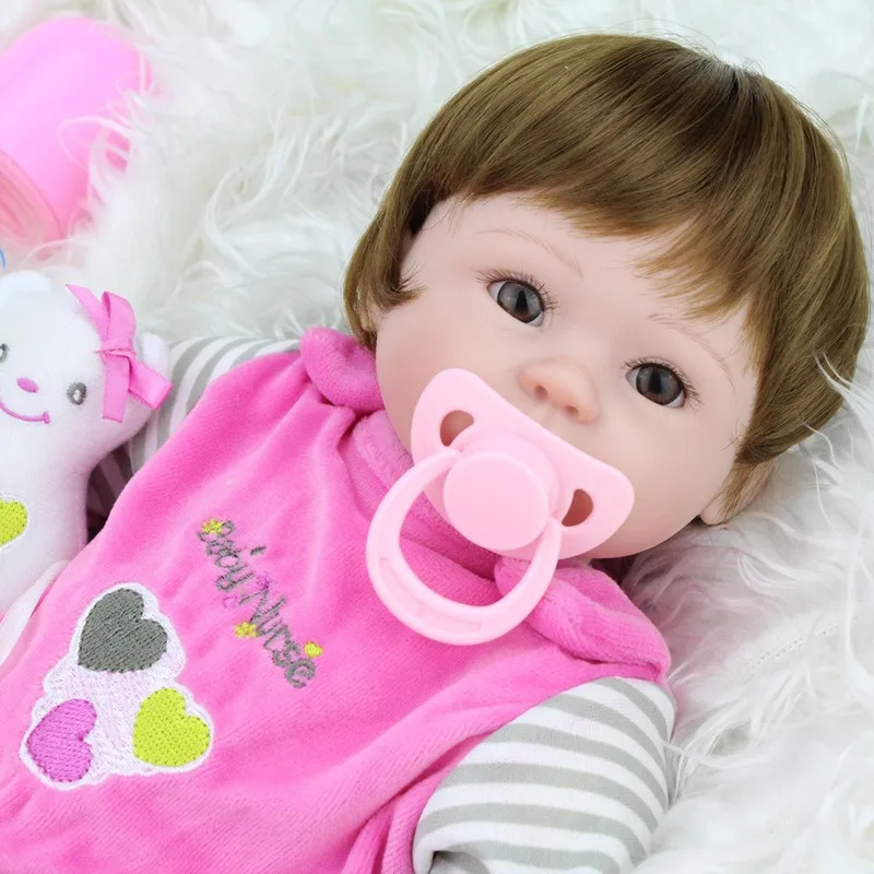 Кукла реборн силиконовая Реалистичная 42 см 17 дюймов|alive dolls|bebe dollsdoll reborn |
