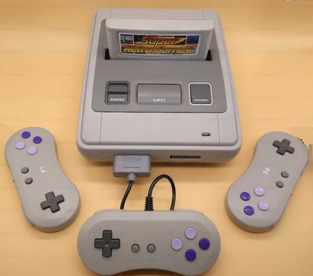 HDMI Ретро ТВ Видео игровая консоль для Snes игровые картриджи с 2 беспроводными+ 1 Проводные джойстики игровая карта с 344 играми для Nes