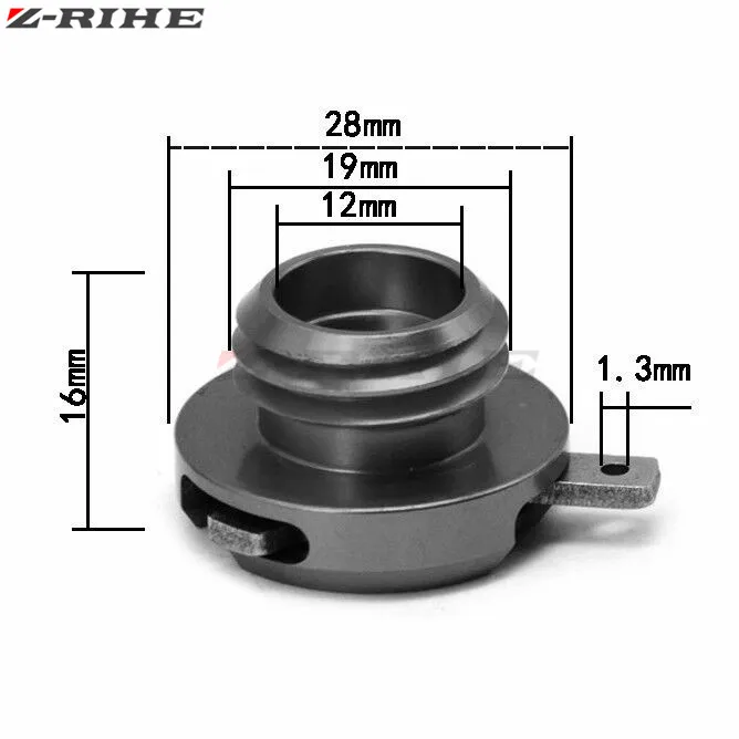 Алюминиевый Масляный наполнитель для двигателя мотоцикла M20 * 2 5 с ЧПУ крышка