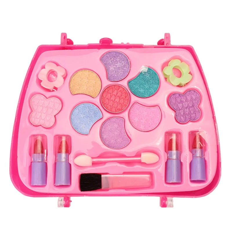 

Pretend Play Girls Cosmetics Kit Toys Makeup Set Preschool Kid Beauty Toy Environmental Safety Toy For Kids Makeup Toys Tool