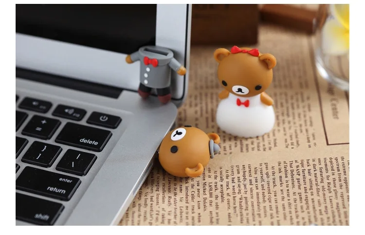 100% реальная емкость! Розничная продажа Оригинальный мультяшный usb