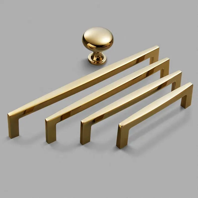 

American Gold Furniture Handle Modern Cabinet Knobs and Handles Drawer Knobs Kitchen Handles Black Drawer Pulls