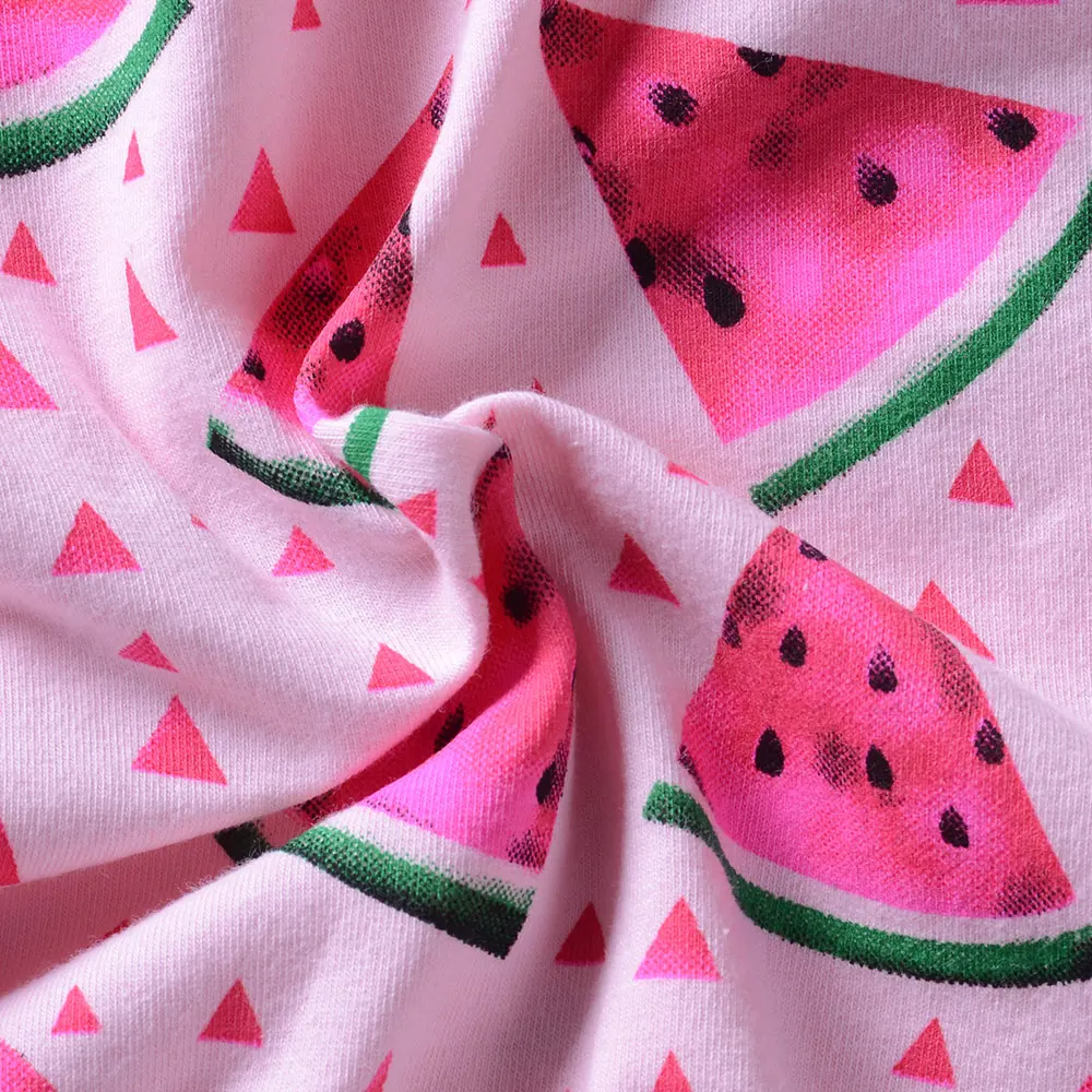 New Baby Girls Romper 2018 Summer Sleeveless Child bebes Clothes Fruit Watermelon Printed Kids Girl One-pieces Jumpsuit Outfit | Детская