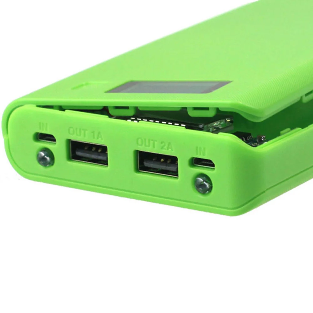 Зарядка для планшетного компьютера Dual USB портативный мобильный Пластик коробка