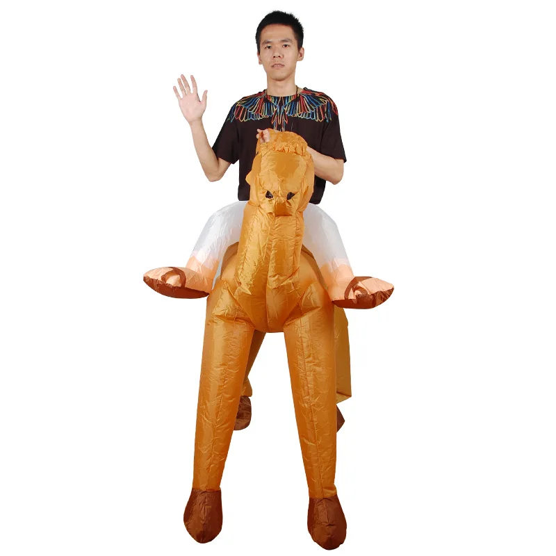 Holiday Carnival Inflatable Camel Deer Costume Dinosaur Cowboy Costumes for Kids Christmas Funny Dress Animal Cosply |