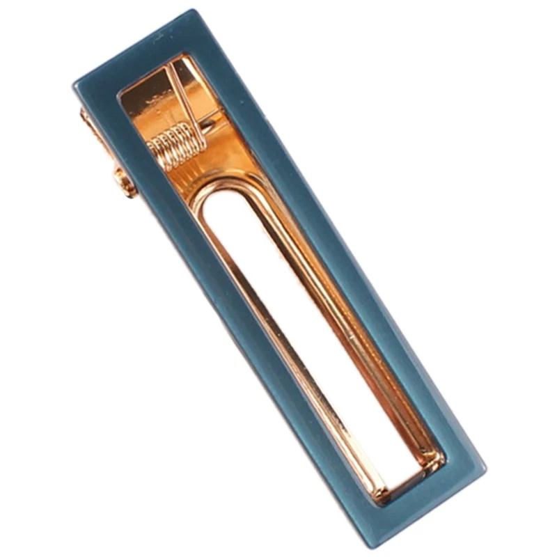 Корейская версия уксусная кислота Геометрическая заколка сетка красная милая