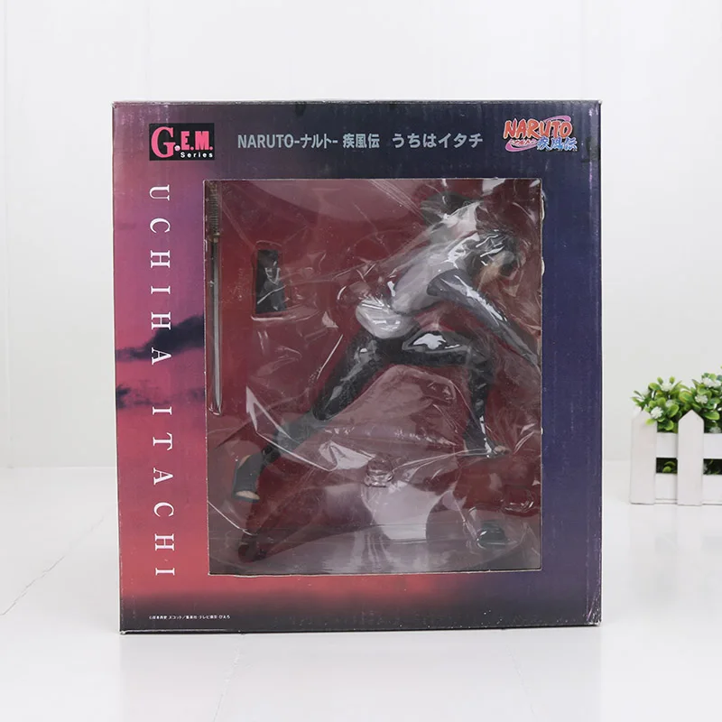 BORUTO Наруто окрашенная фигурка G.E.M серия Учиха Итачи Саске фигурка Коллекционная модель игрушки 19 см