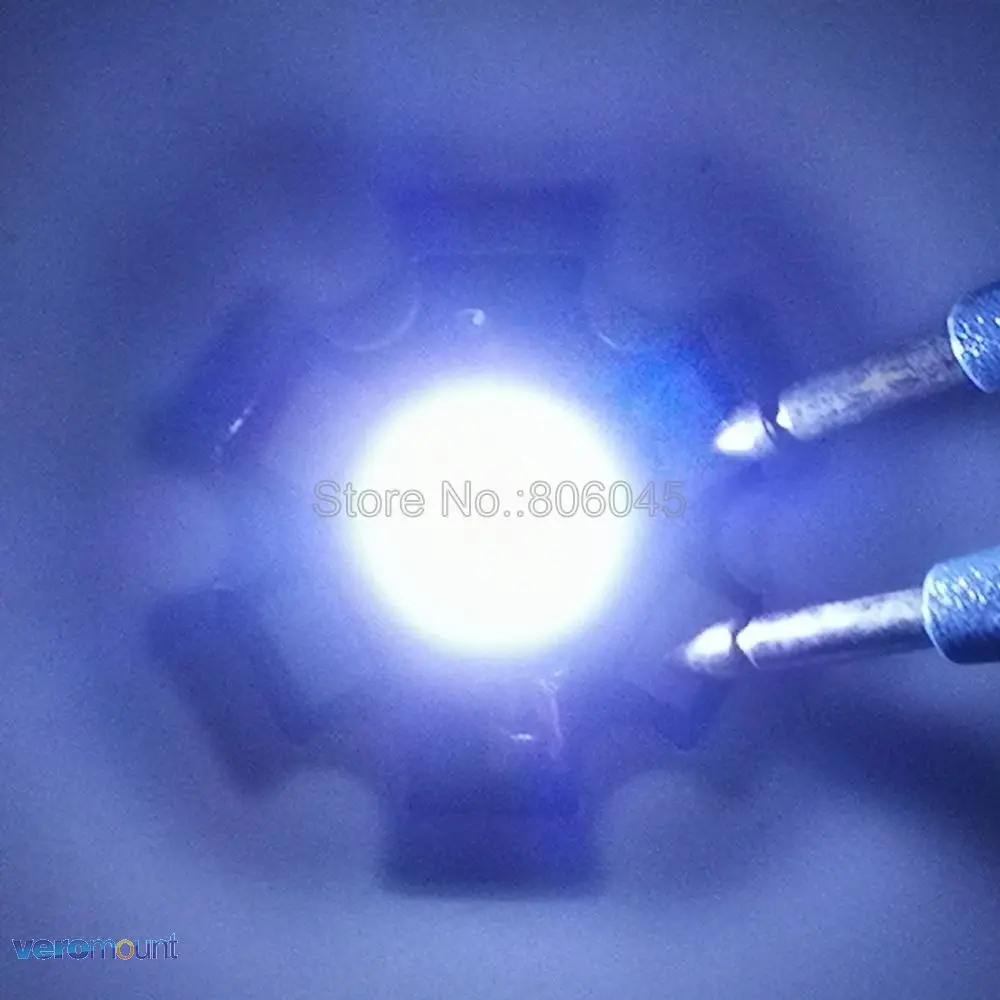 Светодиодные бусины высокой мощности холодного белого света 10 шт. 3 Вт яркий