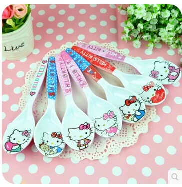 (10 шт./лот) Melody Kitchen Kids Girl Melanmine Spoon | Дом и сад
