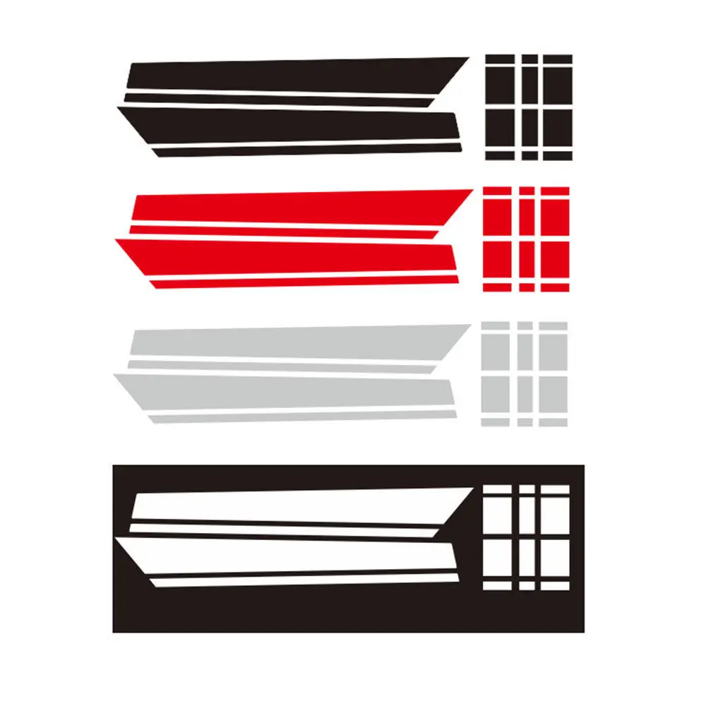 Наклейки в полоску с капюшоном и задней графикой для Mini Cooper Countryman F60 2017