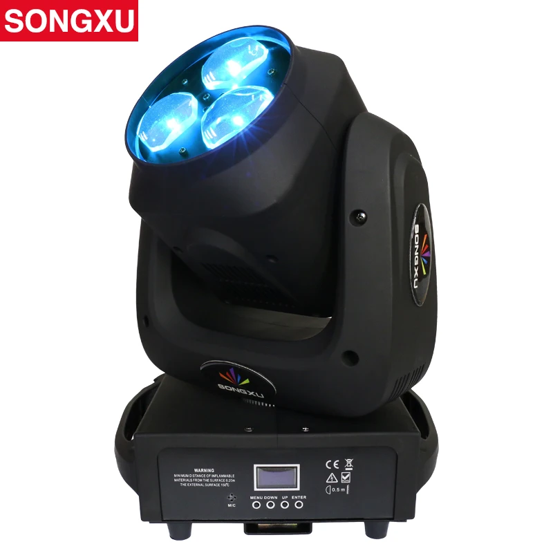 SONGXU 3x40 Вт Zoom Bee Bye светодиодный движущийся головной свет RGBW 4 в 1 сцсветильник для