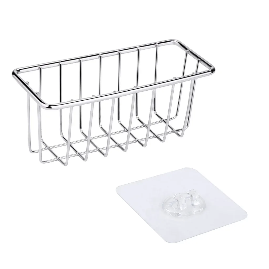 Держатель для губки из нержавеющей стали сливная полка раковины органайзер