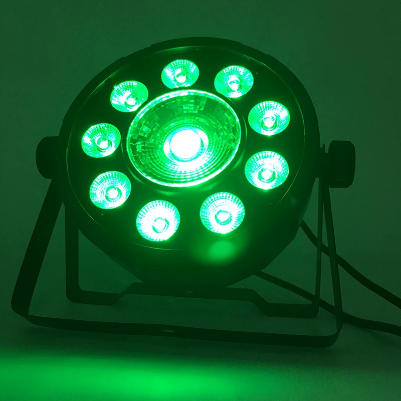 Светодиодный, плоский, Par 9x10 Вт+ 30 Вт, RGB Освещение для DMX512, сценический эффект, профессиональное диджейское оборудование и вечерние, танцевальный пол, дискотека