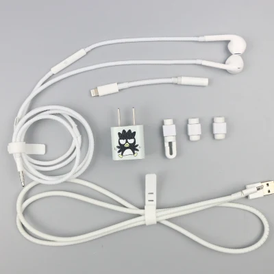 style 6 Модный кабель Saver протектор намотки кабеля usb зарядный шнур для наушников Органайзер обертывание зарядное устройство Наклейка для iPhone - Цвет: style 6