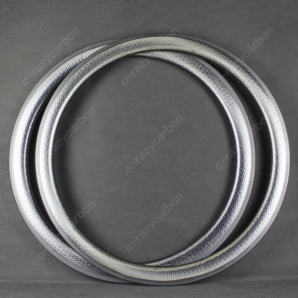 Углеродные велосипедные диски Golf Dimple Aero Carbon Road Wheels Clincher 32/45/50/58/80 мм углеродный