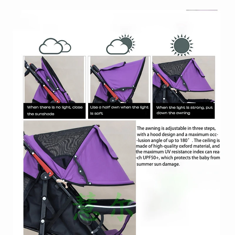 Parasol de protecci&oacute;n para cochecito de beb&eacute;, accesorios para cochecito de beb&eacute;, parasol de verano-5