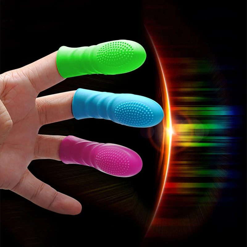 Секс товары массажная перчатка женская мастурбация презерватив для пальцев