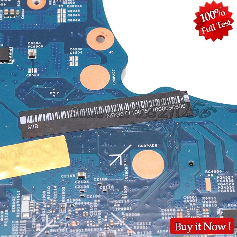 NOKOTION NBG6T11003 NB.G6T11.003 448.06A12.001M для Acer aspire Женская материнская плата ноутбука GTX960M SR2FP |