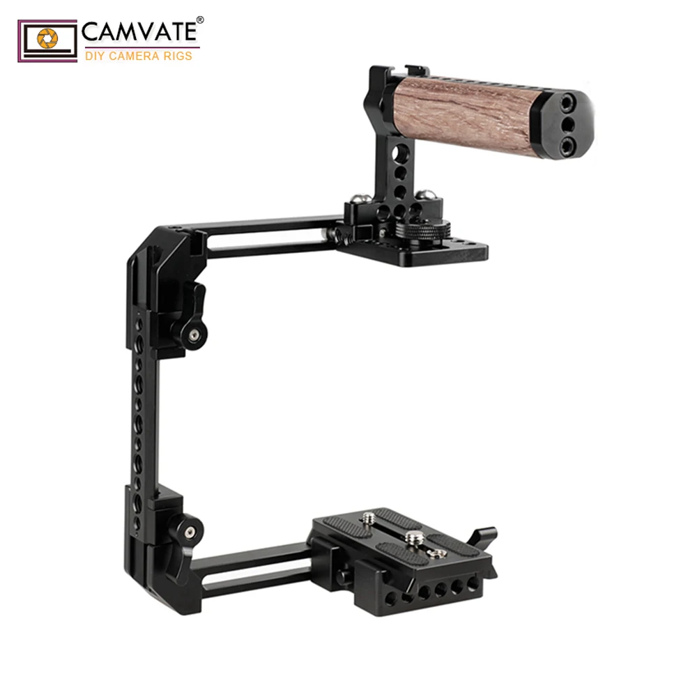 CAMVATE выдвижной штатив для камеры с быстроразъемной базовой пластиной Manfrotto и