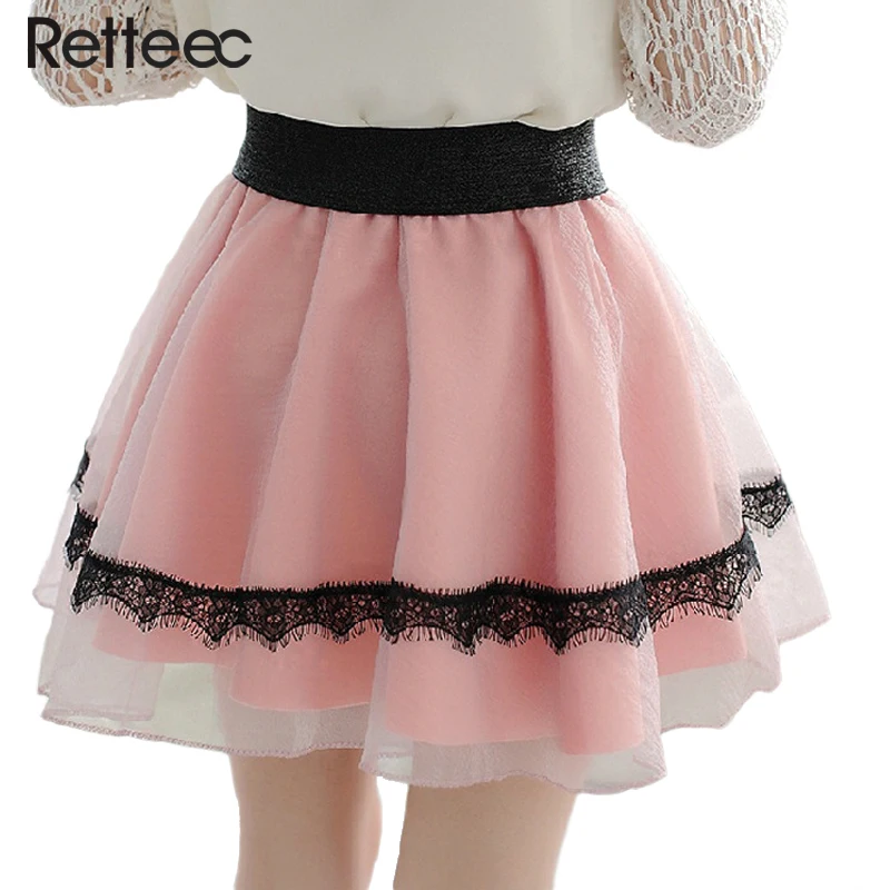 Юбки Женская Лето 2016 Мода Лук Вуаль Бальное платье Шифоновое Мини-Юбки bodycon