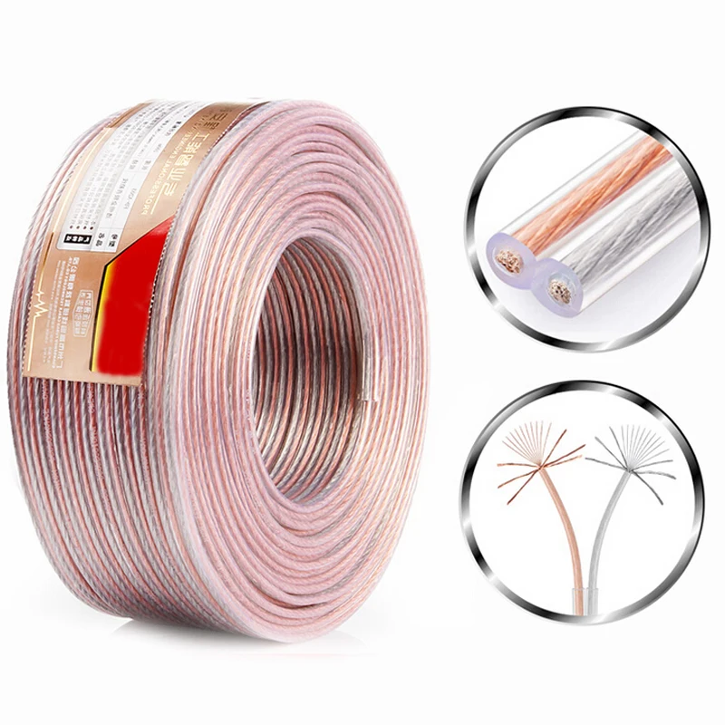 Медный провод GUSUO OFC для автомобильной аудиосистемы сделай сам колонок кабель