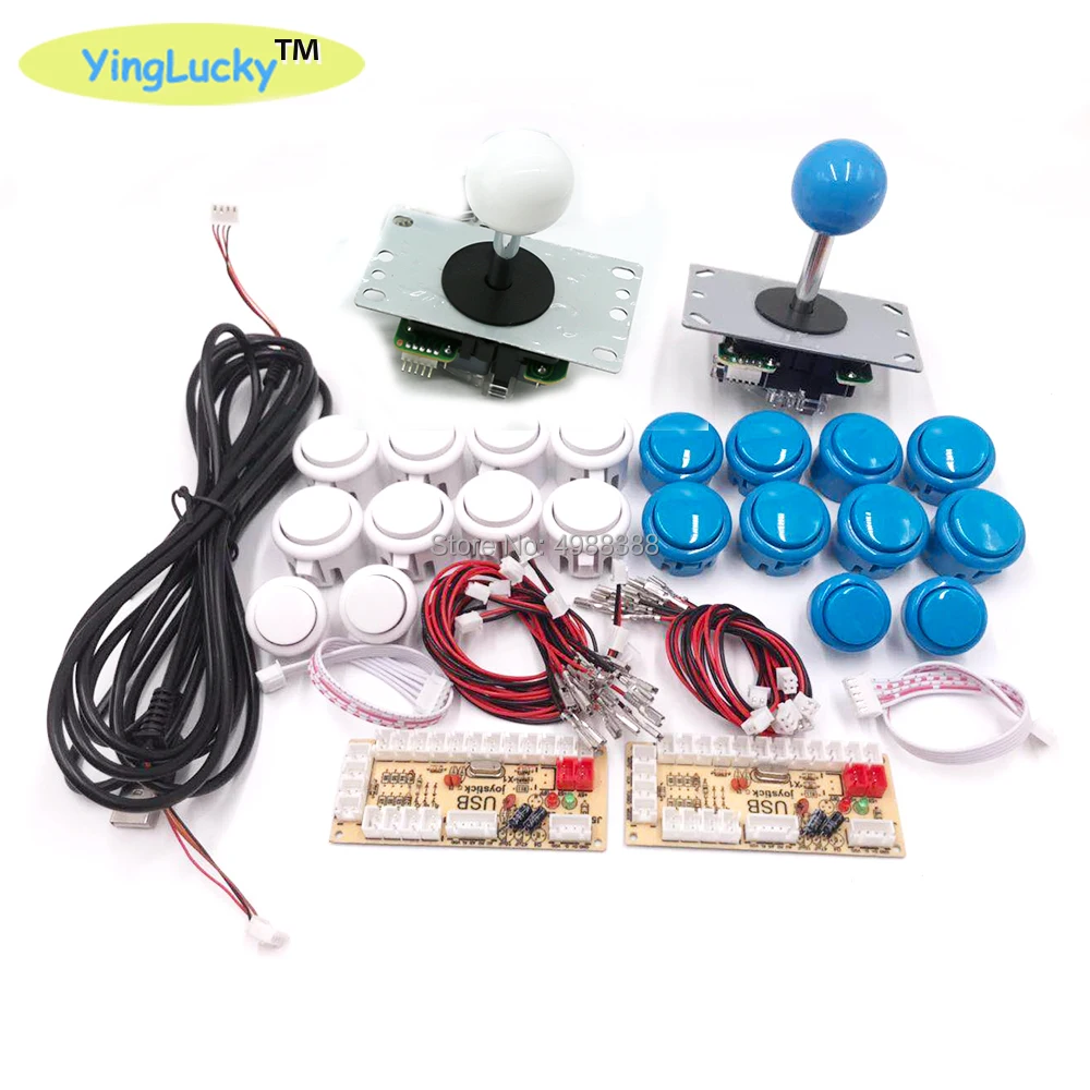 Аркадный джойстик DIY Kit Нулевая задержка аркадный DIY Kit USB энкодер для ПК Джойстик Sanwa для аркадных игр и кнопочные кнопки для аркадных игр Mame