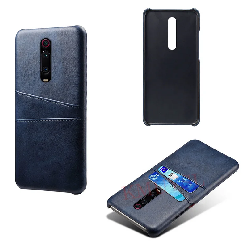 Navy Чехол для Xiaomi mi 9 T Pro, чехол-кошелек с отделением для карт для Xiao mi Red mi K20 K20 Pro mi 9 T mi 9 T Pro, роскошный кожаный чехол с отделениями - Цвет: Navy