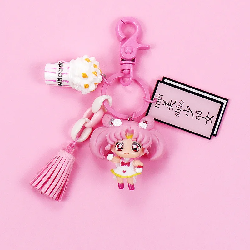 ZZ - 01 Сейлор брелок луна Косплей Cardcaptor Сакура ПВХ фигурка модельный брелок для девочек Хэллоуин реквизит Kinomoto брелки Сакура - Цвет: ZZ - 01