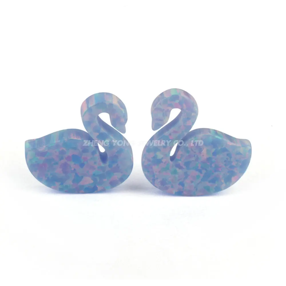 Swan-15x16mm Новое поступление, 1 шт./лот,, маркиза/груша/цветок, сглаза, опал, камень, необычная огранка, подвеска для опала, ожерелье - Цвет: Swan-15x16mm