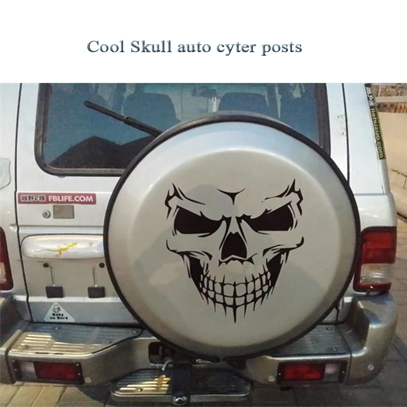 BOOMBLOCK 3 размера Автомобильная череп головка двигателя крышка двери окна наклейка