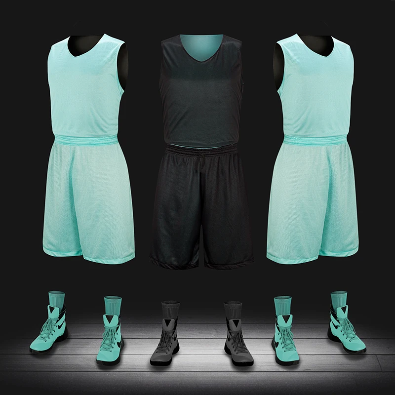 Sublimatized 100% polyester custom low price reversible basketball jerseys |