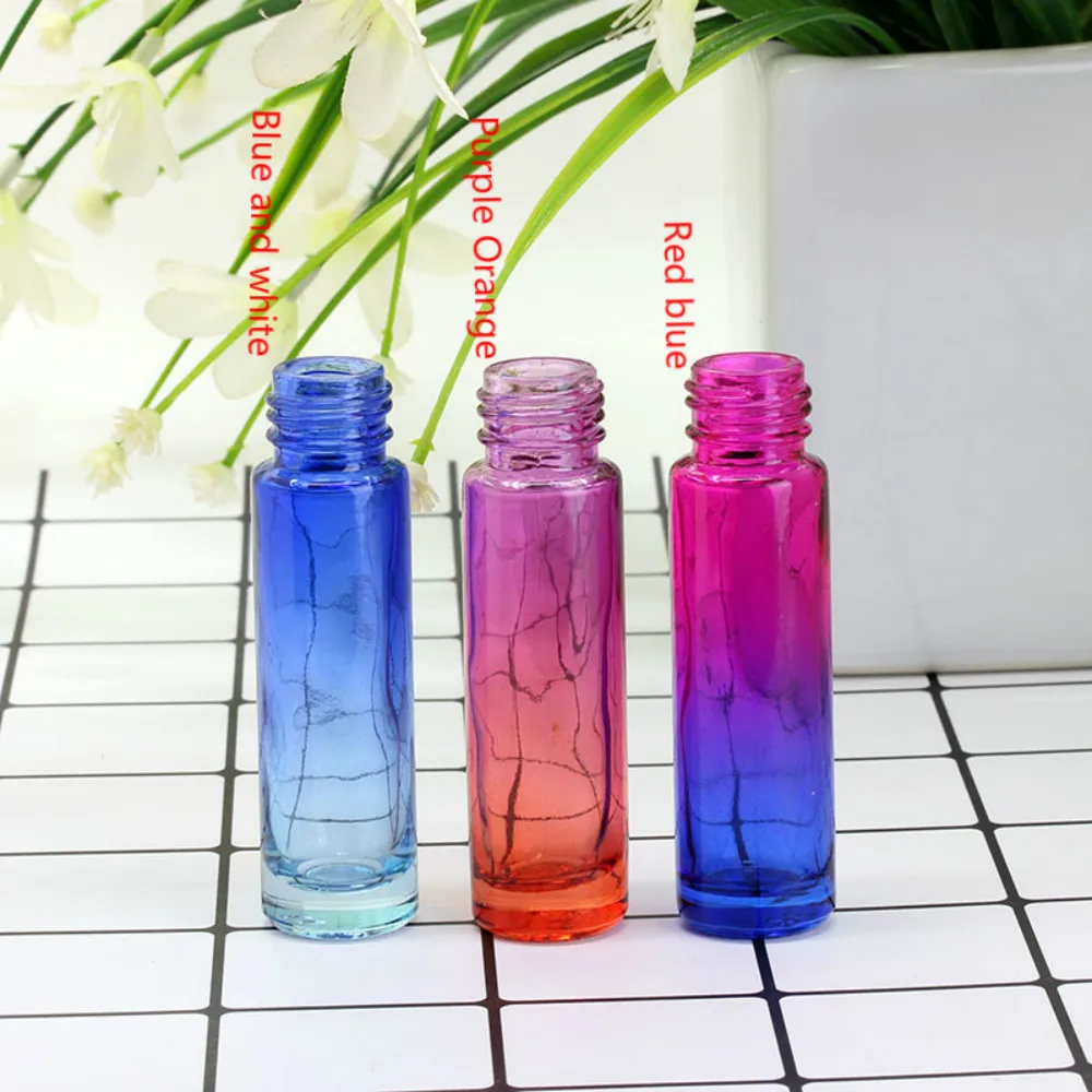2pcs 10ml glass perfume bottle spray can be filled empty container gold silver pump | Красота и здоровье